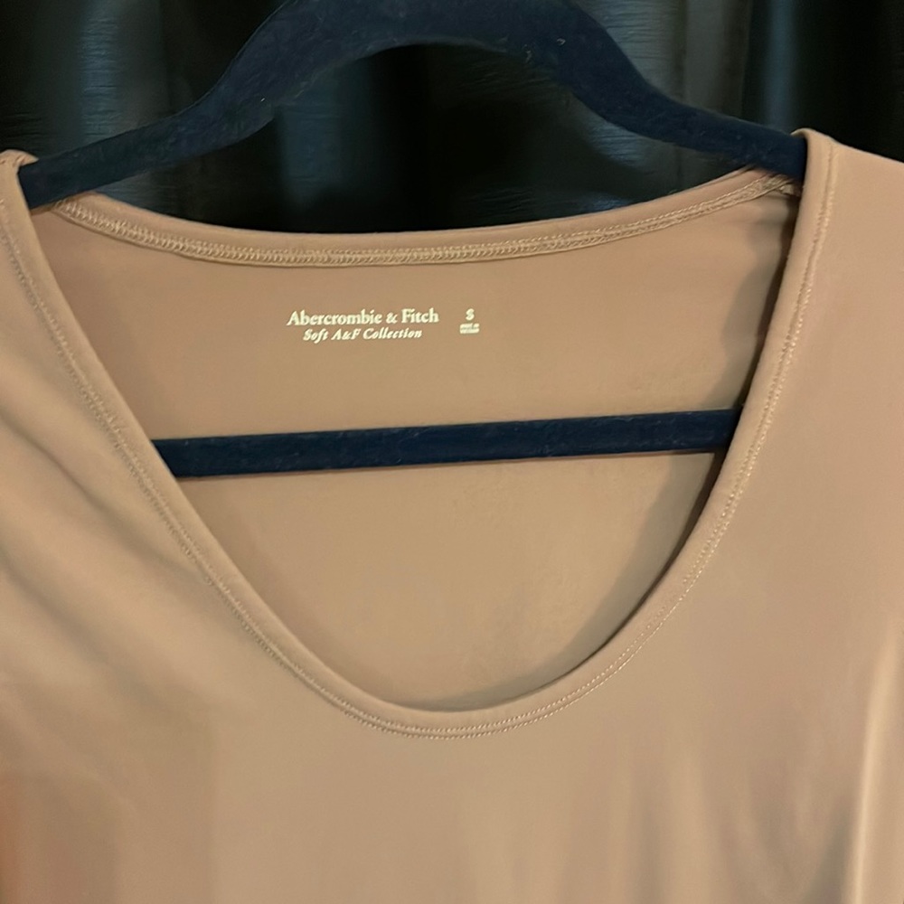 Mauve colored A&F body suit